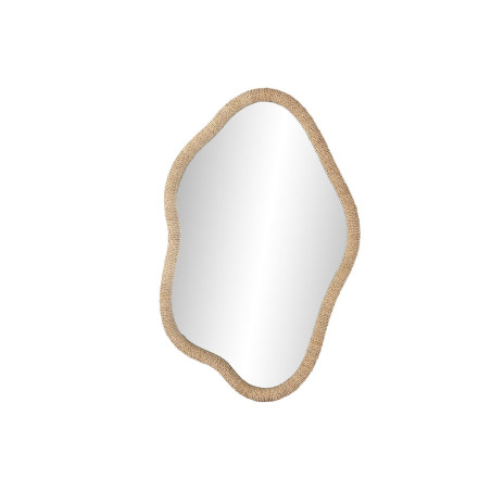 Espejo de pared Home ESPRIT Natural Cristal Ratán Scandi 63,5 x 4,5 x