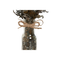 Planta Decorativa Home ESPRIT Cristal Flor 11 x 11 x 40 cm (3 Unidades