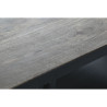 Botellero Home ESPRIT Marrón Negro Hierro Madera de mango 195 x 70 x