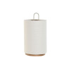 Portarrollo de Papel de Cocina Home ESPRIT Beige Gris Natural Metal Ma