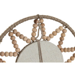 Juego de Espejos Home ESPRIT Natural Madera Cristal Scandi 20 x 1 x 20