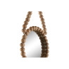 Juego de Espejos Home ESPRIT Natural Madera Cristal Scandi 15 x 1 x 24
