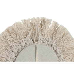 Juego de Espejos Home ESPRIT Blanco Cristal Boho 20 x 1 x 20 cm (3 Pie