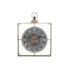 Reloj de Pared Home ESPRIT Negro Dorado Cristal Hierro 60 x 9 x 80 cm