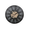 Reloj de Pared Home ESPRIT Negro Hierro 75 x 7 x 75 cm