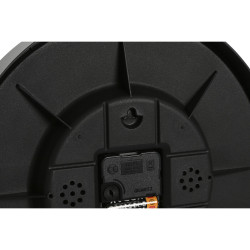 Reloj de Pared Home ESPRIT Negro Gris PVC 30 x 4,7 x 30 cm (2 Unidades