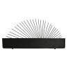 Estantería Home ESPRIT Negro Natural Metal Madera MDF 58 x 10,5 x 28