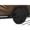 Estantería Home ESPRIT Negro Natural Metal Madera MDF 70 x 12 x 51 cm