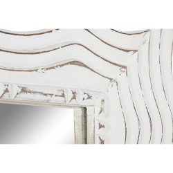 Espejo de pared Home ESPRIT Blanco Decapé Scandi 89 x 2,5 x 178 cm