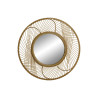 Espejo de pared Home ESPRIT Natural Tropical 70 x 2 x 70 cm