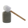 Escobilla para el Baño Home ESPRIT Marrón Gris Polietileno Gres 11 x