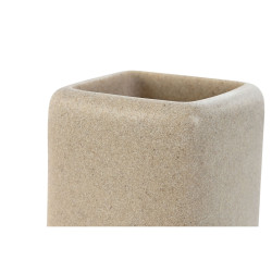 Vaso Home ESPRIT Crema Resina 8 x 8 x 10 cm
