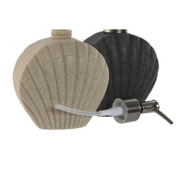Dispensador de Jabón Home ESPRIT Gris Crema Resina Polietileno 12 X 6