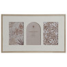 Marco de Fotos Home ESPRIT Beige Cristal Madera MDF Escandinavo 39 X 2
