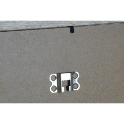 Marco de Fotos Home ESPRIT Beige Cristal Madera MDF Escandinavo 34 X 2