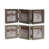 Marco de Fotos Home ESPRIT Marrón Beige Cristal Poliestireno 38 X 3 X