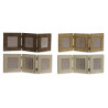 Marco de Fotos Home ESPRIT Marrón Beige Natural Marfil Cristal Polies
