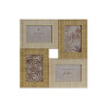 Marco de Fotos Home ESPRIT Beige Natural Cristal Poliestireno Escandin