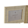 Marco de Fotos Home ESPRIT Beige Natural Cristal Poliestireno Escandin