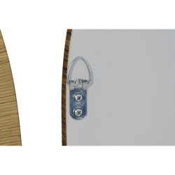 Espejo de pared Home ESPRIT Marrón Beige Natural Marfil Scandi 55 X 2