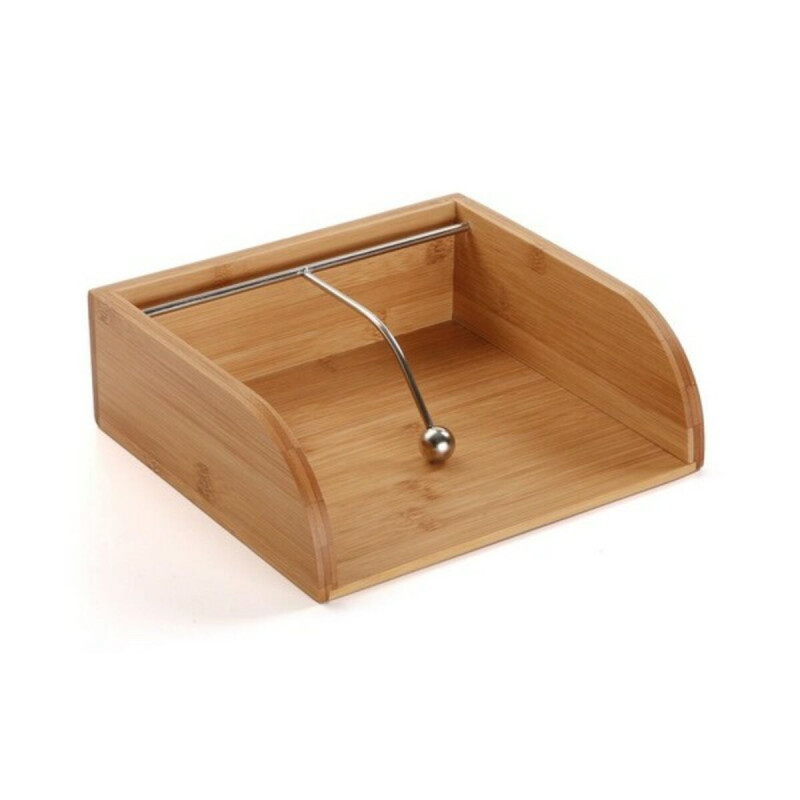 Servilletero Versa Madera 20 x 7 x 21,3 cm Servilletero Versa Madera 20 x 7 x 21,3 cm