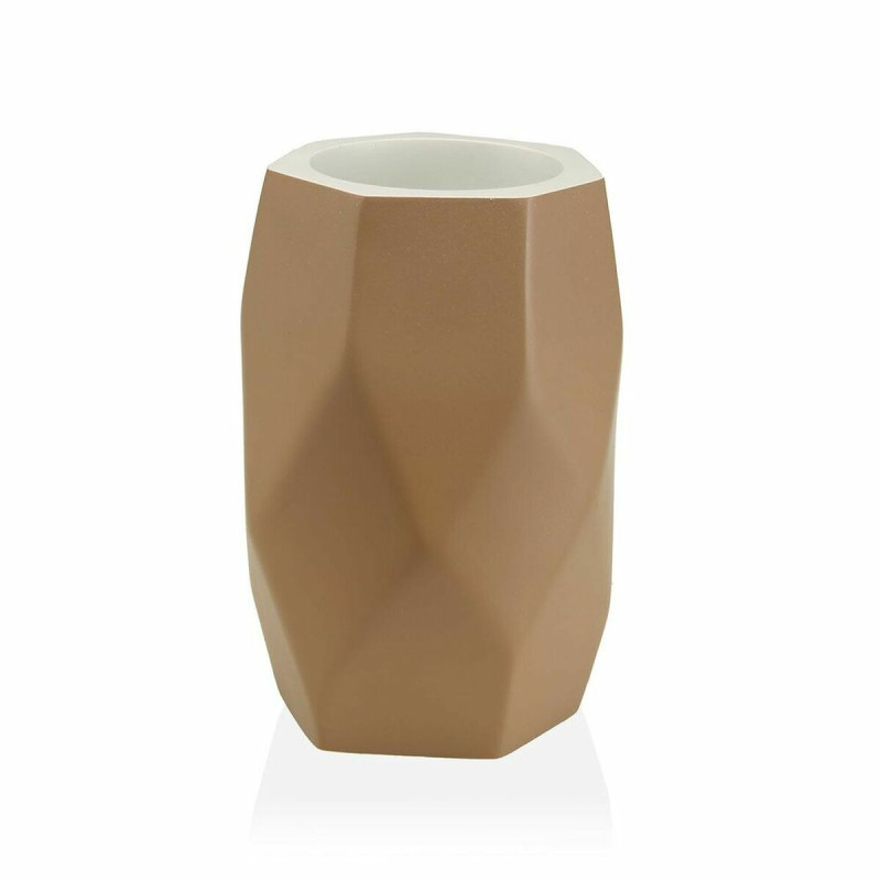 Portacepillos de Dientes Versa Amanda Beige Resina (8,4 x 11 x 8,4 cm) Portacepillos de Dientes Versa Amanda Beige Resina (8,4 x 11 x 8,4 cm)