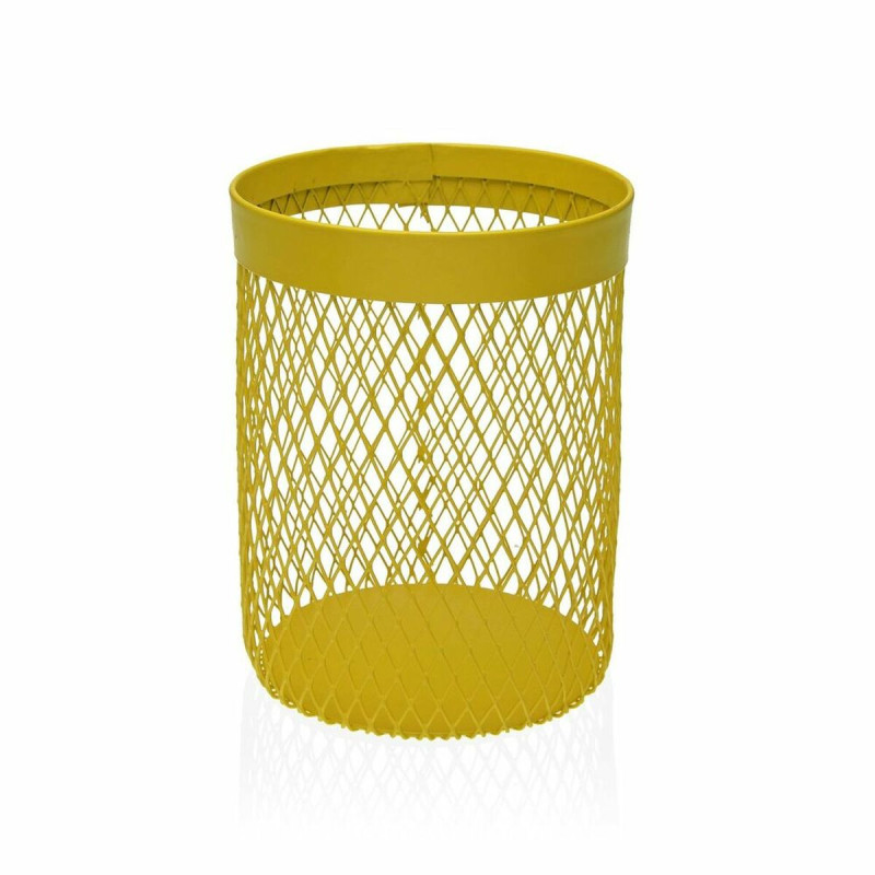 Bote para Utensilios de Cocina Versa Amarillo Acero 11,5 x 15,5 x 11,5 Bote para Utensilios de Cocina Versa Amarillo Acero 11,5 x 15,5 x 11,5