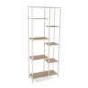 Estantería Versa Metal Madera MDF (37 x 134 x 30 cm)