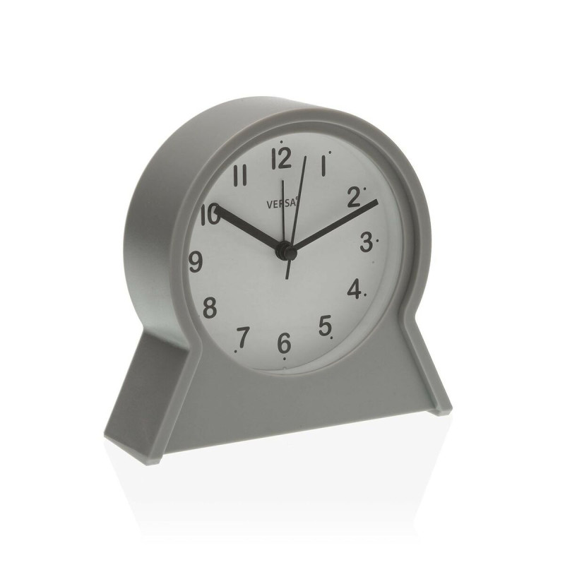 Reloj-Despertador Versa Franki Gris Plástico 4,4 x 14,5 x 13,7 cm Reloj-Despertador Versa Franki Gris Plástico 4,4 x 14,5 x 13,7 cm