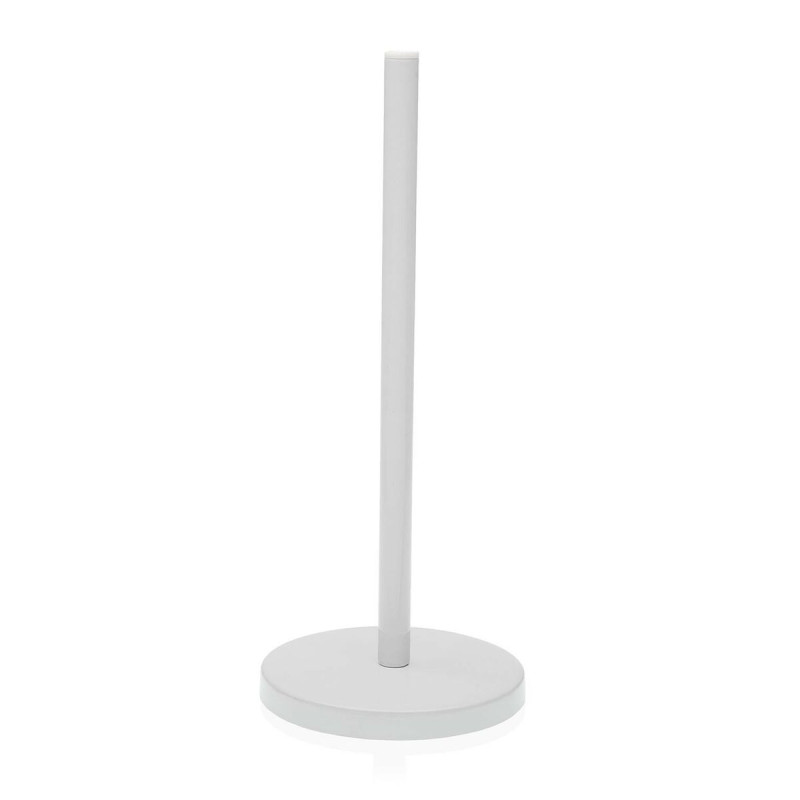 Portarrollo de Papel de Cocina Versa Blanco Metal Acero 30 cm Portarrollo de Papel de Cocina Versa Blanco Metal Acero 30 cm