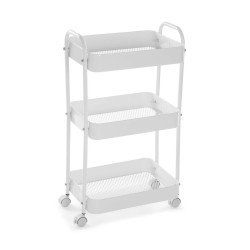 Carro de Cocina Versa Blanco 30 x 76 x 46 cm Hierro