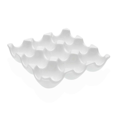 Huevera Versa Porcelana 15,4 x 3,3 x 15,4 cm