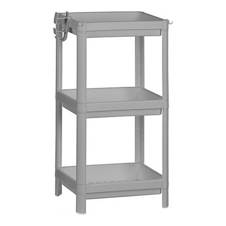 Estantería de Baño Gris Polipropileno (35,5 x 23 x 70,5 cm)