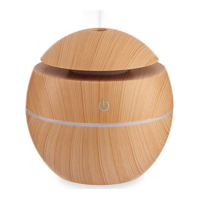 Humidificador Difusor de Aromas con LED Multicolor Marrón Plástico ( Humidificador Difusor de Aromas con LED Multicolor Marrón Plástico (