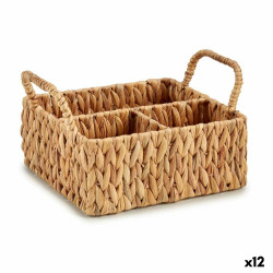 Organizador Multiusos Marrón Metal Jacinto de agua 20,5 x 16 x 31 cm