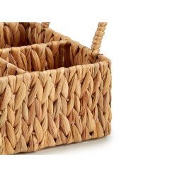 Organizador Multiusos Marrón Metal Jacinto de agua 20,5 x 16 x 31 cm