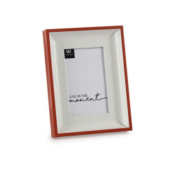 Marco de Fotos Cristal Rojo Blanco Plástico (2,5 x 21 x 16 cm) (6 Uni