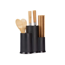 Soporte para Utensilios de Cocina Plástico (23 x 22 x 12,5 cm) (6 Uni