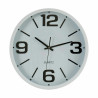 Reloj de Pared Blanco Negro Cristal Plástico 40 x 5 x 40 cm (6 Unidad