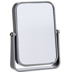 Espejo de Aumento Gris Cristal Plástico 2,5 x 19,5 x 16 cm (6 Unidade