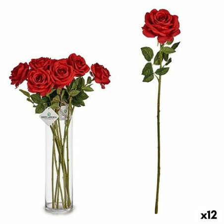 Rama Papel Plástico 65 cm Rosa (12 Unidades)