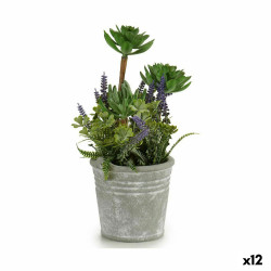 Planta Decorativa Flores Campo Corcho Plástico 10 x 25 x 10 cm (12 Un