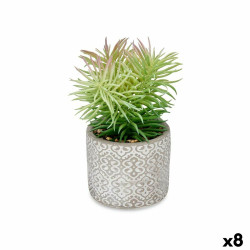 Planta Decorativa Suculenta Madera Plástico 12 x 22 x 12 cm (8 Unidad