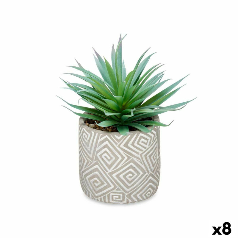 Planta Decorativa Suculenta Madera Plástico 17 x 21 x 17 cm (8 Unidad Planta Decorativa Suculenta Madera Plástico 17 x 21 x 17 cm (8 Unidad