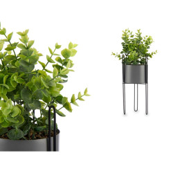Planta Decorativa Eucalipto Metal Plástico 14 x 40 x 14 cm (8 Unidade
