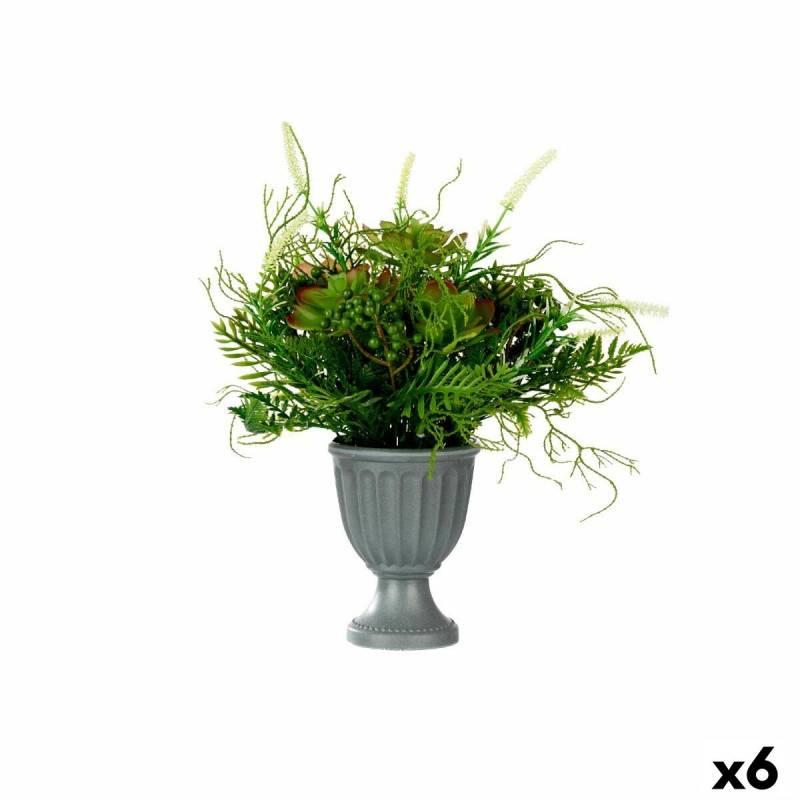 Planta Decorativa Copa Plástico 21 x 30 x 21 cm (6 Unidades) Planta Decorativa Copa Plástico 21 x 30 x 21 cm (6 Unidades)