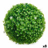 Planta Decorativa Hojas Flores Bola Plástico 22 x 22 x 22 cm (8 Unida