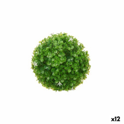 Planta Decorativa Flores Hojas Bola Plástico 17 x 17 x 17 cm (12 Unid