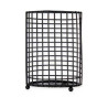 Bote para Utensilios de Cocina Negro Metal 11,3 x 16 x 11,3 cm (6 Unid