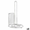 Portarrollo de Papel de Cocina Plateado Metal 18,5 x 31,5 x 18,5 cm (6